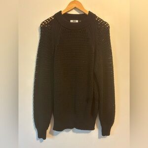 Uniqlo chunky mesh sweater